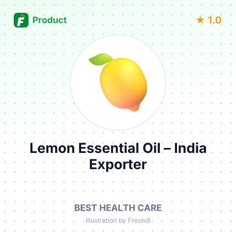 Lemon Essential Oil – summary card, no photo uploaded yet