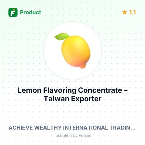 Lemon Flavoring Concentrate – summary card, no photo uploaded yet