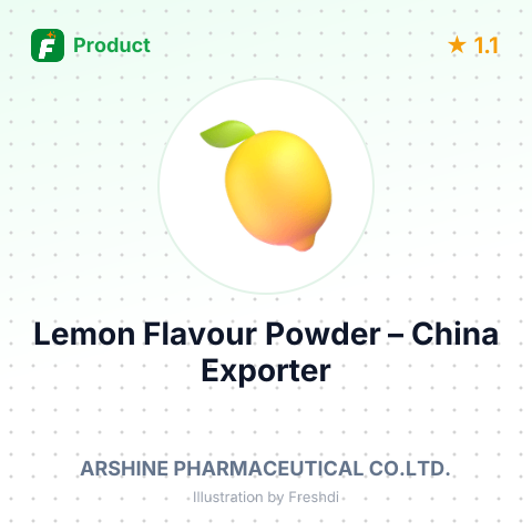Lemon Flavour Powder – summary card, no photo uploaded yet