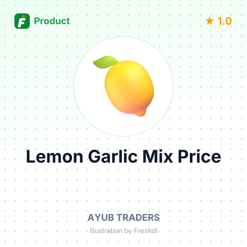 Lemon Garlic Mix – summary card, no photo uploaded yet