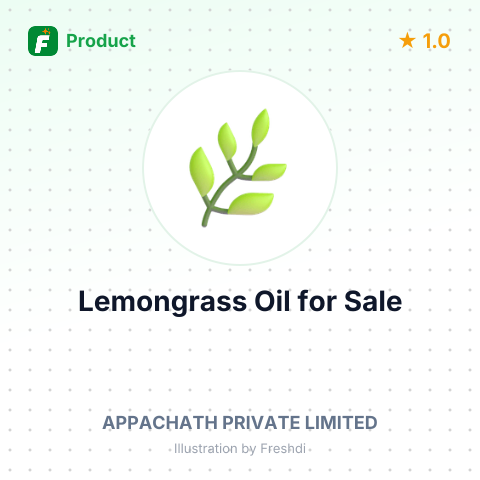 Lemon Grass Oil – summary card, no photo uploaded yet
