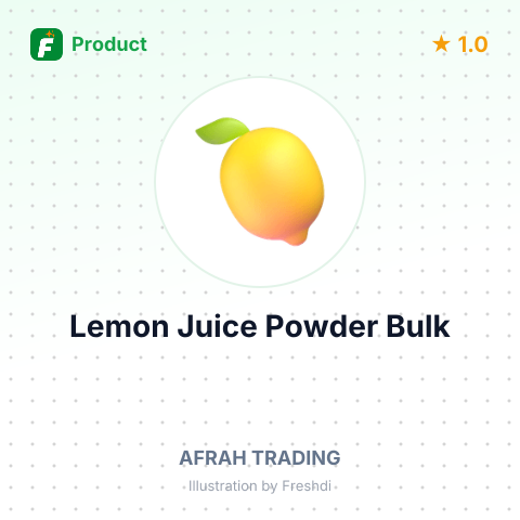 Lemon Juice Powder – summary card, no photo uploaded yet
