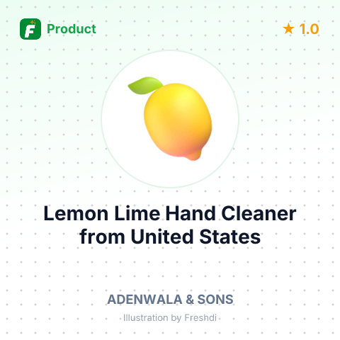 Lemon Lime Hand Cleaner – summary card, no photo uploaded yet