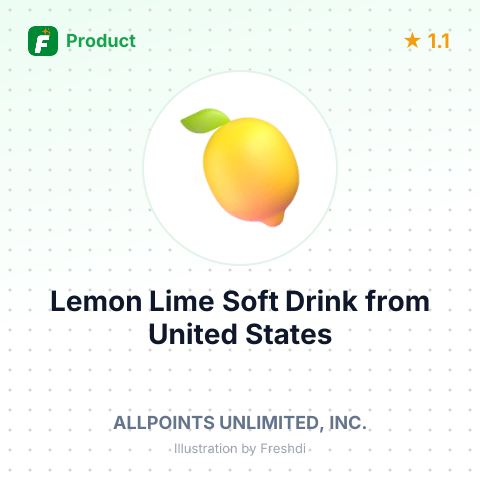 Lemon Lime Soft Drink – summary card, no photo uploaded yet
