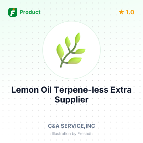 Lemon Oil Terpene-less Extra – summary card, no photo uploaded yet