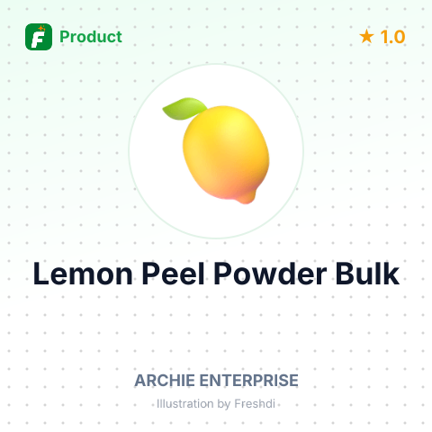Lemon Peel Powder – summary card, no photo uploaded yet
