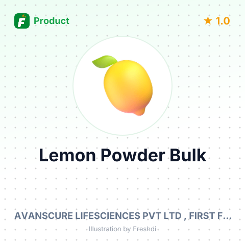 Lemon Powder (Herbal Products) – summary card, no photo uploaded yet