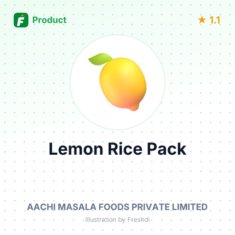 Lemon Rice Pack – summary card, no photo uploaded yet