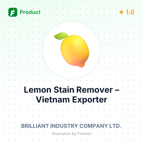 Lemon Stain Remover – summary card, no photo uploaded yet