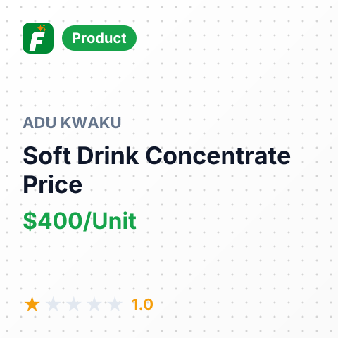 Lemon-Lime Soft Drink Concentrate – summary card, no photo uploaded yet