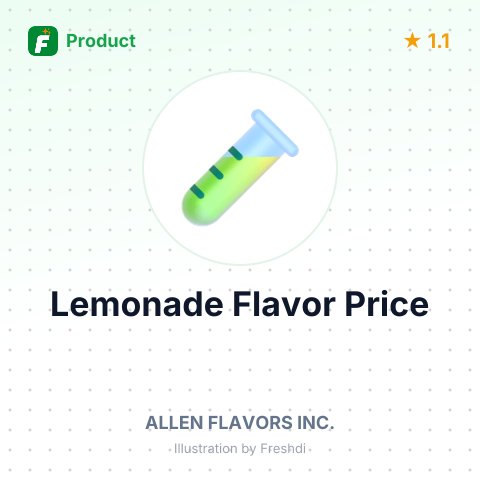 Lemonade Flavour for Drink Base – summary card, no photo uploaded yet