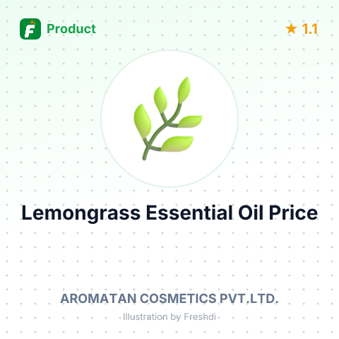 Lemongrass Essential Oil – summary card, no photo uploaded yet