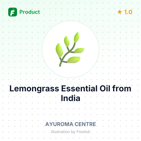 Lemongrass Essential Oil – summary card, no photo uploaded yet