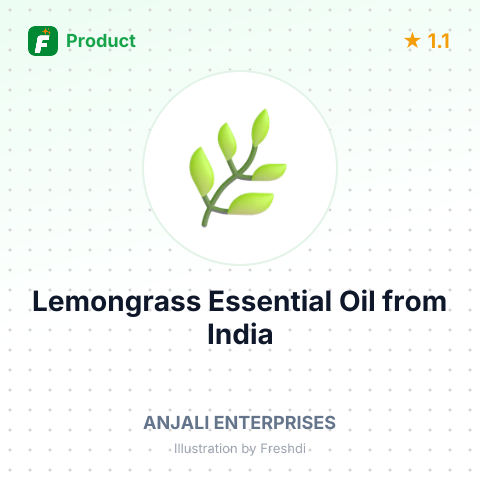Lemongrass Essential Oil – summary card, no photo uploaded yet