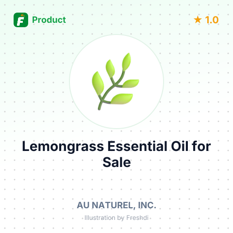 Lemongrass Essential Oil for Aromatherapy – summary card, no photo uploaded yet