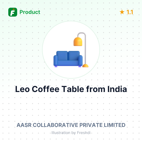 Leo Coffee Table – summary card, no photo uploaded yet