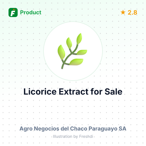 Licorice Extract – summary card, no photo uploaded yet