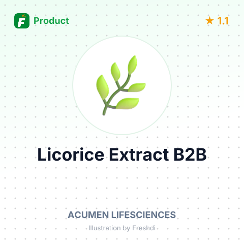 Licorice Liquid Extract – summary card, no photo uploaded yet