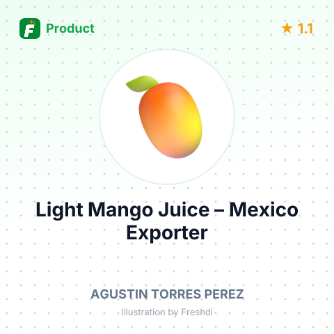 Light Mango Juice – summary card, no photo uploaded yet