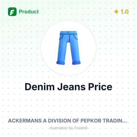 Light Wash Denim Jeans with Cherry Embroidery – summary card, no photo uploaded yet