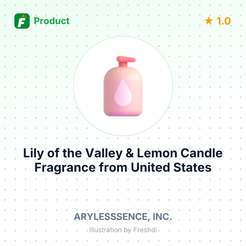 Lily of the Valley & Lemon Candle Fragrance – summary card, no photo uploaded yet