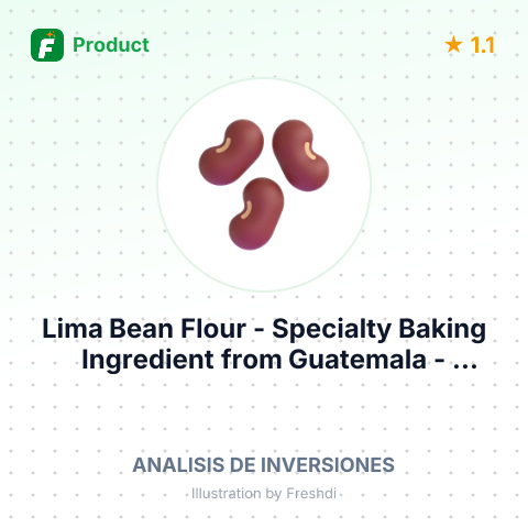 Lima Bean Flour - Specialty Baking Ingredient – summary card, no photo uploaded yet