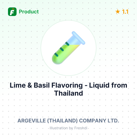 Lime & Basil Flavoring - Liquid – summary card, no photo uploaded yet