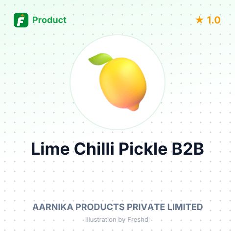 Lime Chilli Pickle – summary card, no photo uploaded yet