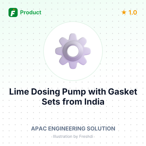 Lime Dosing Pump with Gasket Sets – summary card, no photo uploaded yet