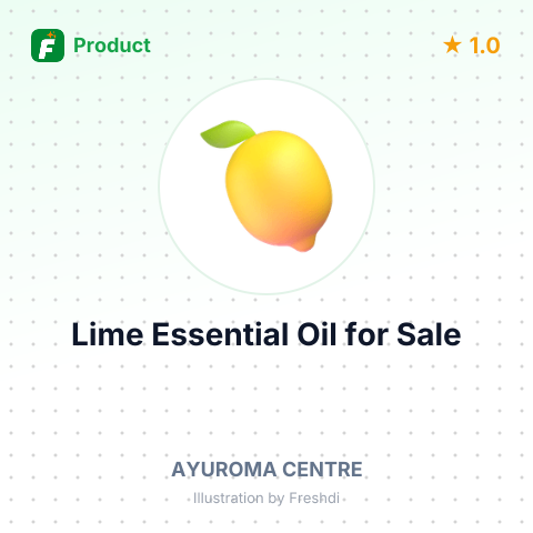 Lime Essential Oil – summary card, no photo uploaded yet