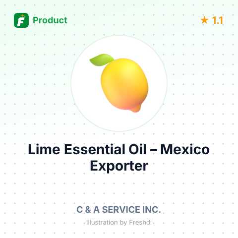 Lime Essential Oil – summary card, no photo uploaded yet