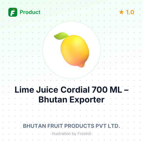 Lime Juice Cordial 700 ML – summary card, no photo uploaded yet