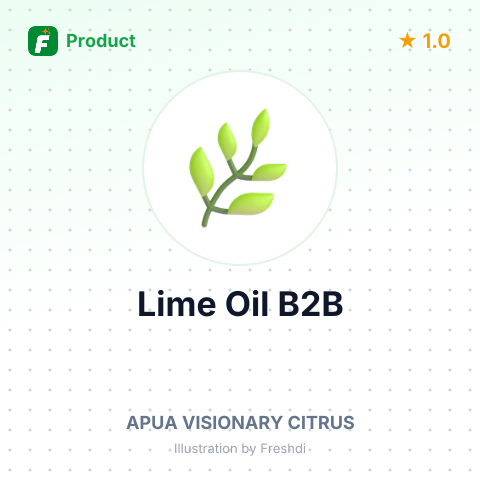 Lime Oil Top Grade – summary card, no photo uploaded yet