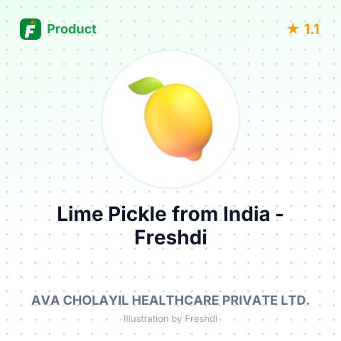 Lime Pickle – summary card, no photo uploaded yet
