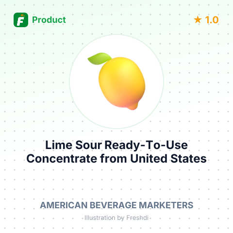 Lime Sour Ready-To-Use Concentrate – summary card, no photo uploaded yet
