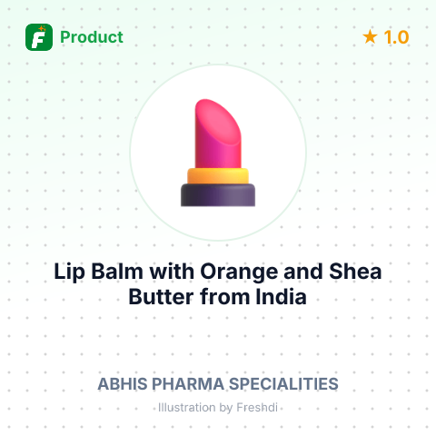 Lip Balm with Orange and Shea Butter – summary card, no photo uploaded yet