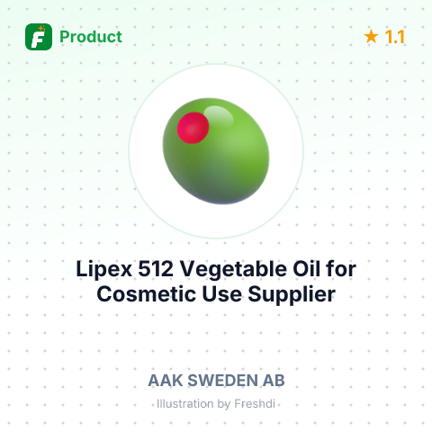 Lipex 512 Vegetable Oil for Cosmetic Use – summary card, no photo uploaded yet