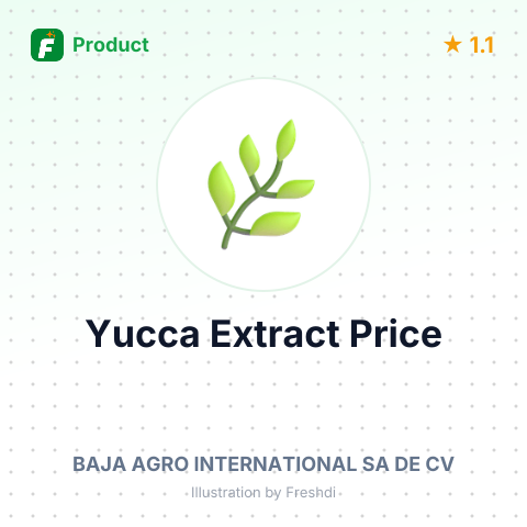 Liquid Concentrate Extract of Yucca Schidigera – summary card, no photo uploaded yet