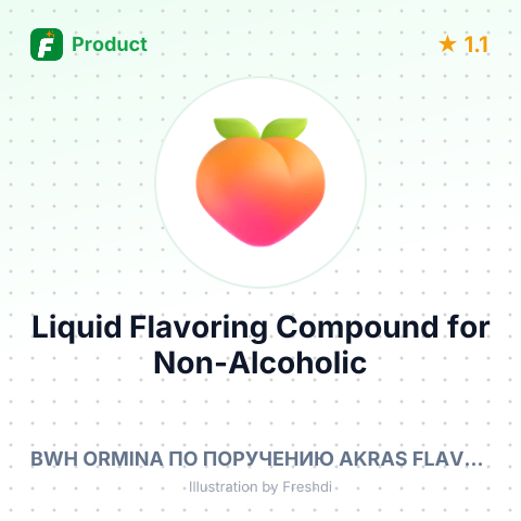 Liquid Flavoring Compound for Non-Alcoholic Beverages - Peach Tea – summary card, no photo uploaded yet