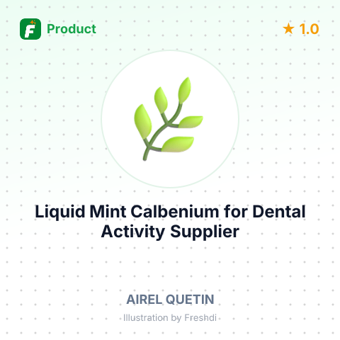 Liquid Mint Calbenium for Dental Activity – summary card, no photo uploaded yet