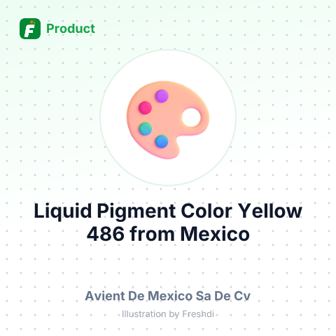 Liquid Pigment Color Yellow 486 – summary card, no photo uploaded yet