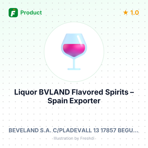 Liquor BVLAND Flavored Spirits – summary card, no photo uploaded yet