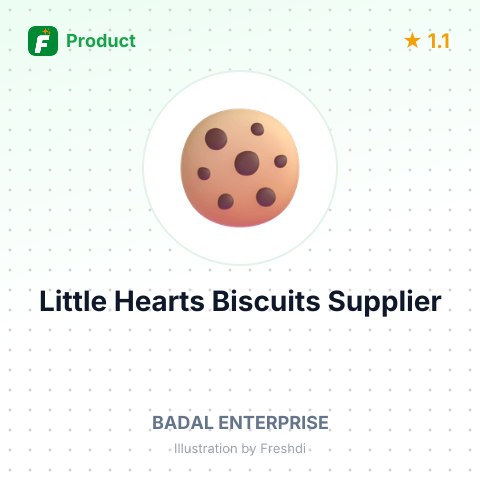 Little Hearts Biscuits – summary card, no photo uploaded yet