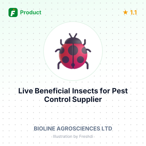 Live Beneficial Insects for Pest Control – summary card, no photo uploaded yet
