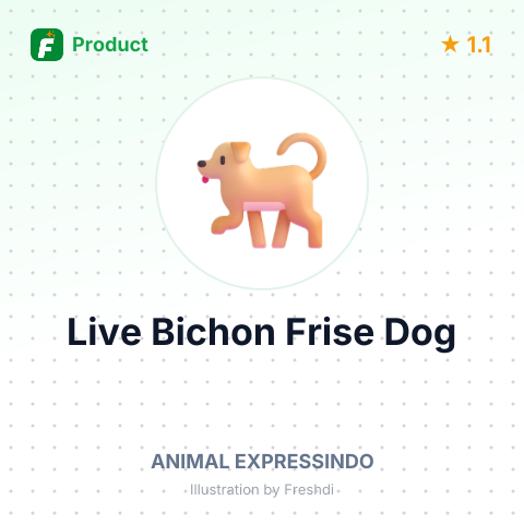 Live Bichon Frise Dog – summary card, no photo uploaded yet