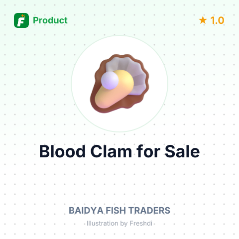 Live Blood Clam (Anadara Granosa) – summary card, no photo uploaded yet