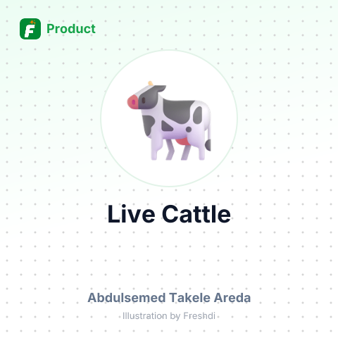 Live Cattle – summary card, no photo uploaded yet