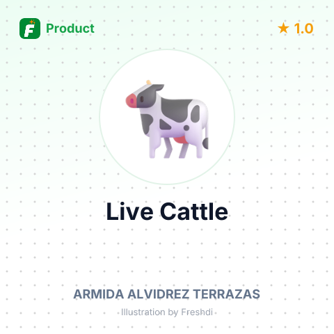 Live Cattle – summary card, no photo uploaded yet