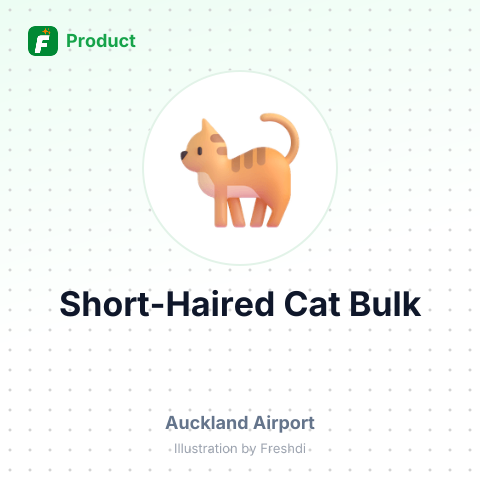 Live Domestic Short-Haired Cat – summary card, no photo uploaded yet