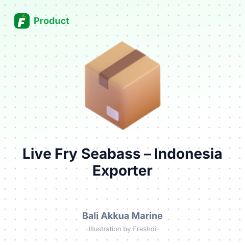 Live Fry Seabass (Lates Calcarifer) – summary card, no photo uploaded yet